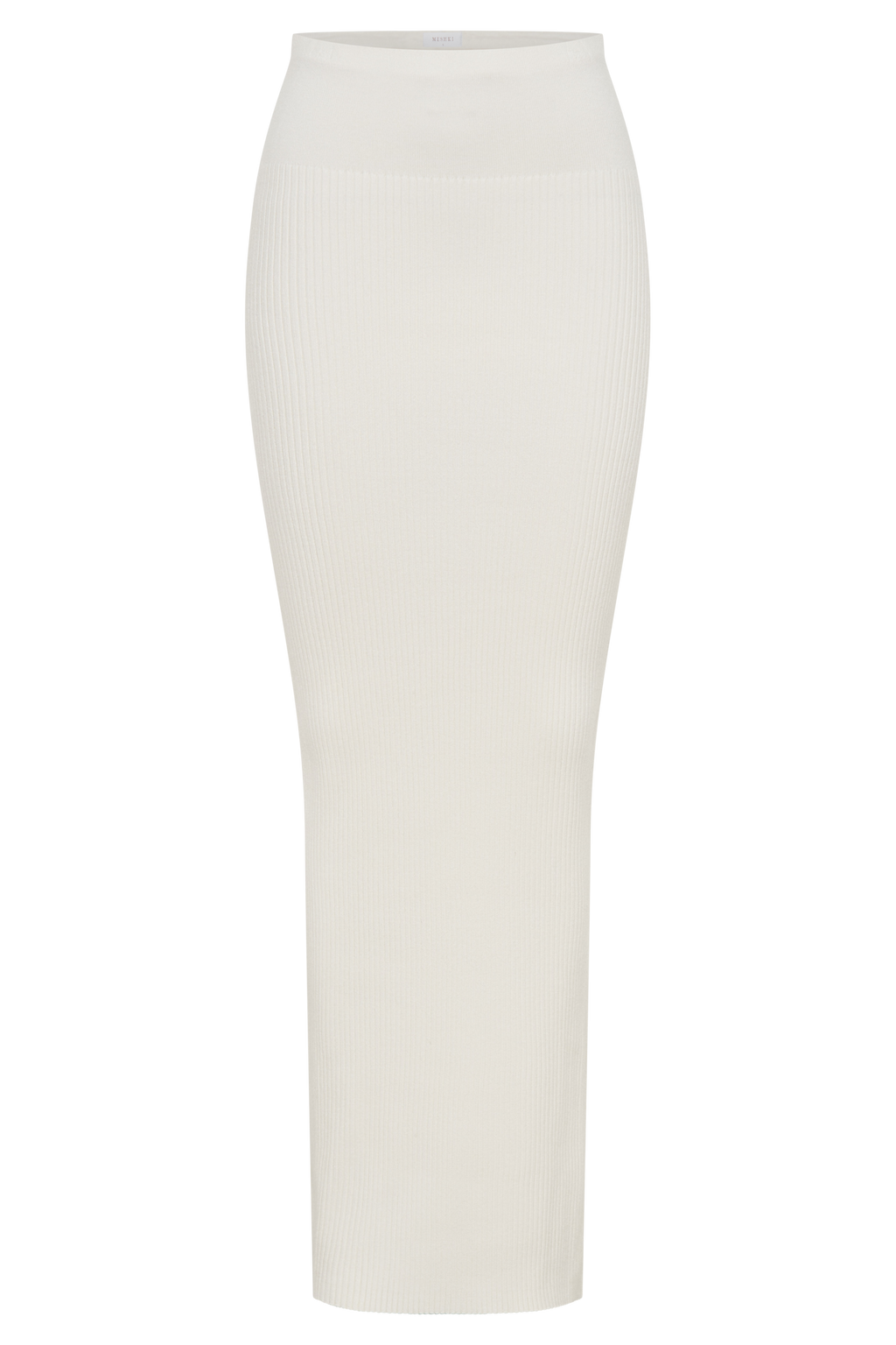 Mathilde Ribbed Knit Maxi Skirt - Ivory