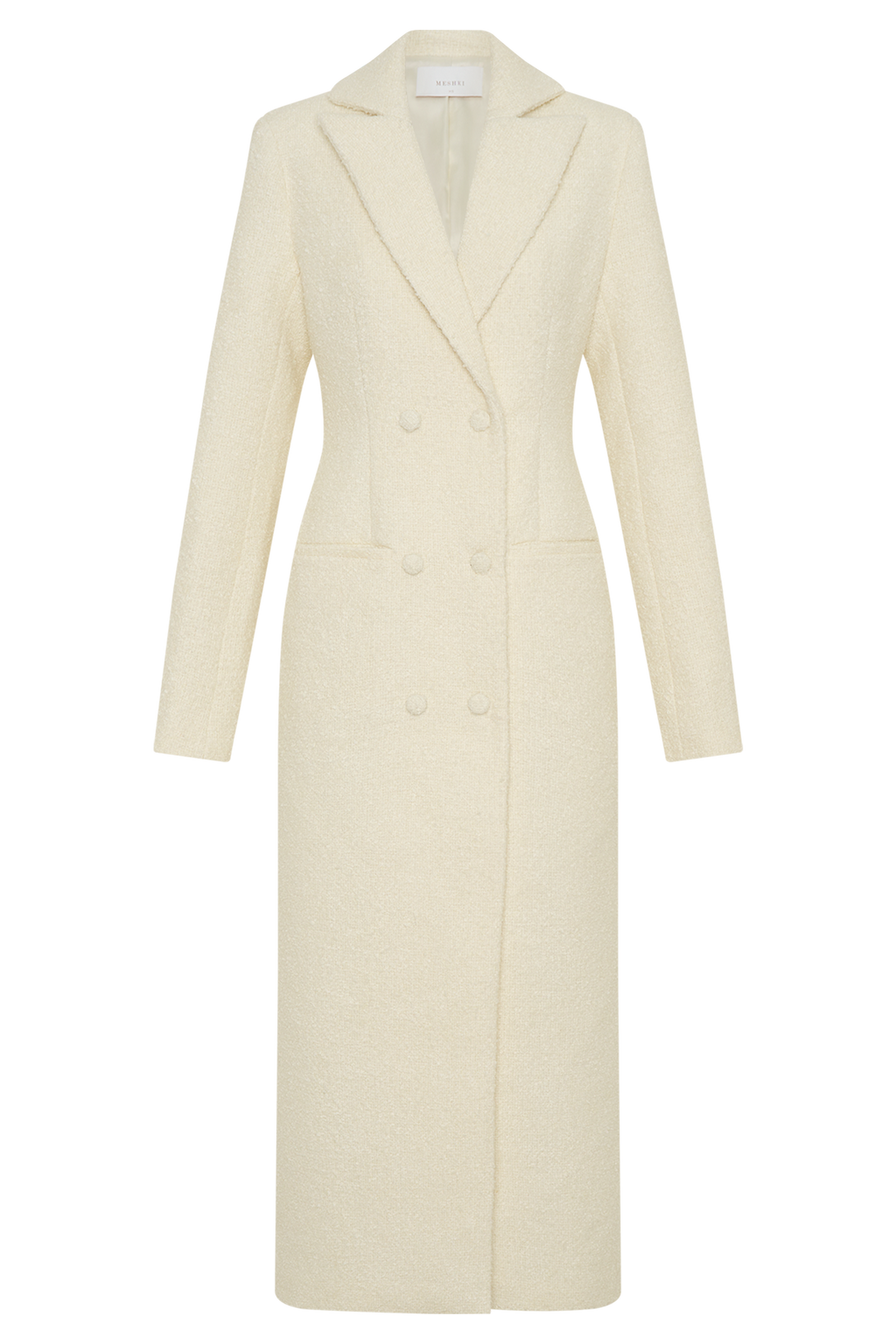 Carver Boucle Coat - Ivory