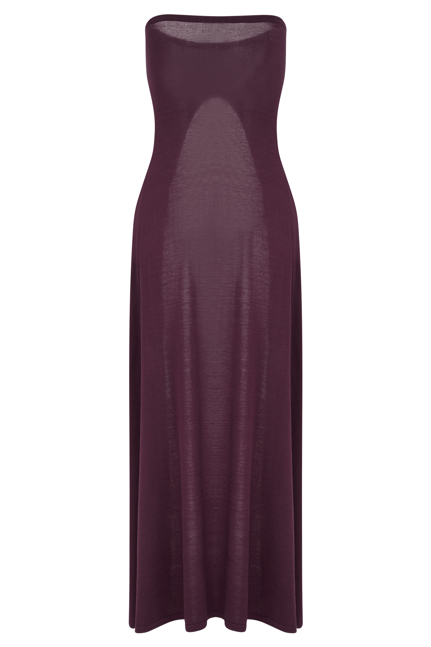 Marimae Long Knit Top - Plum